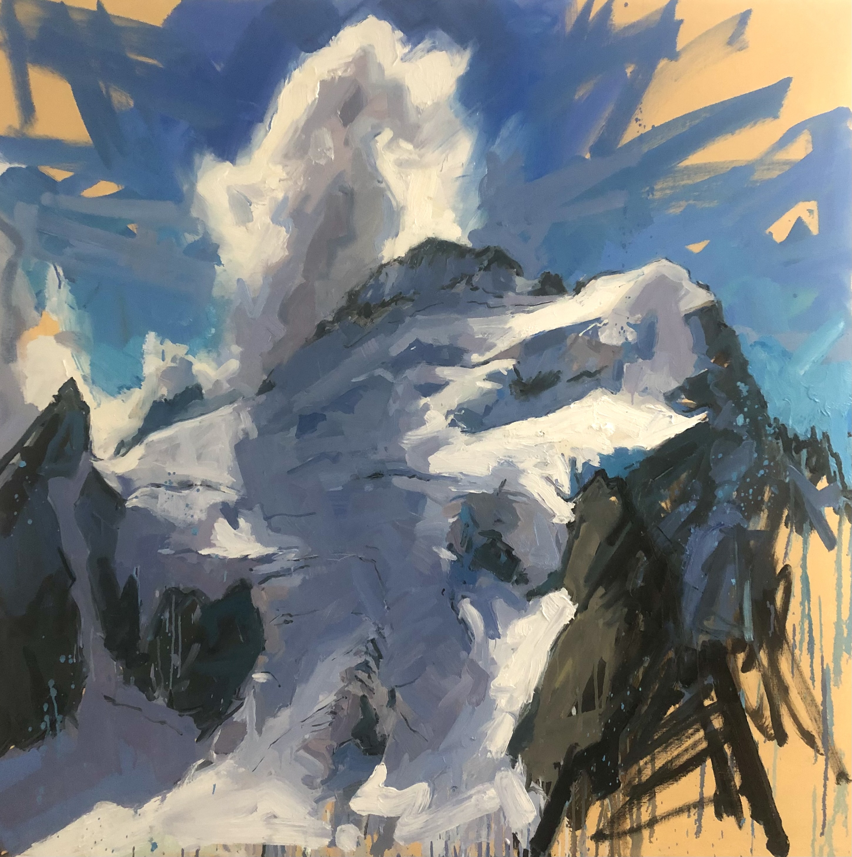 Plume over the Barre des Ecrins, 2024